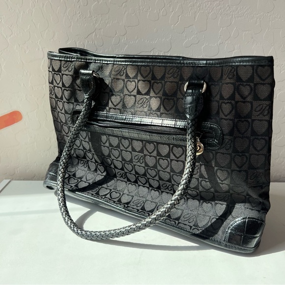 Brighton Black Canvas with Leather Detail Purse - Picture 4 of 8